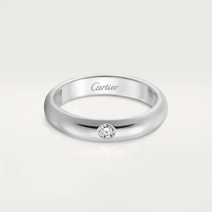 1895 Wedding Band – Platinum, Diamond – Cartier 1895 Wedding Band – Platinum, Diamond – Cartier