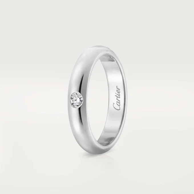 1895 Wedding Band – Platinum, Diamond – Cartier 1895 Wedding Band – Platinum, Diamond – Cartier