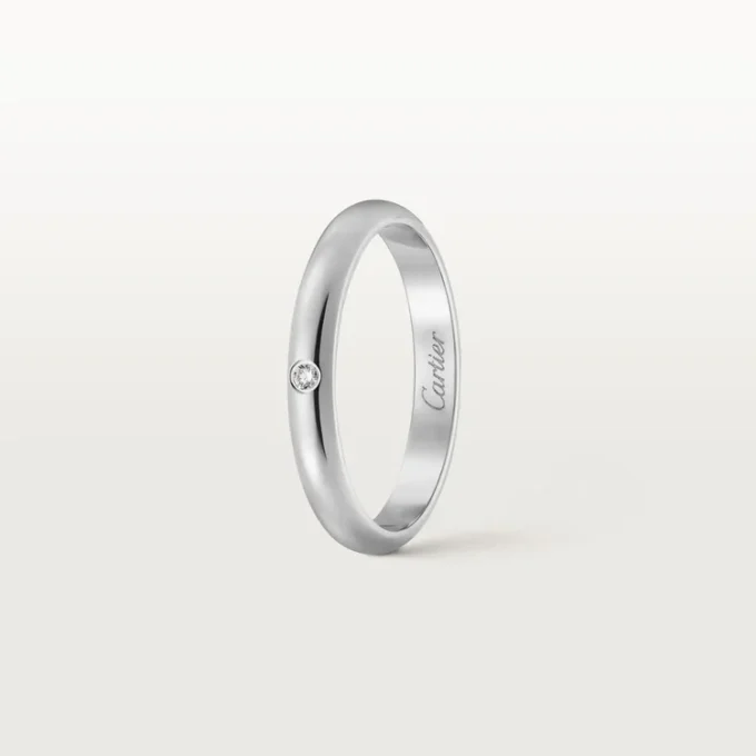 1895 Wedding Band – Platinum, Diamond – Cartier