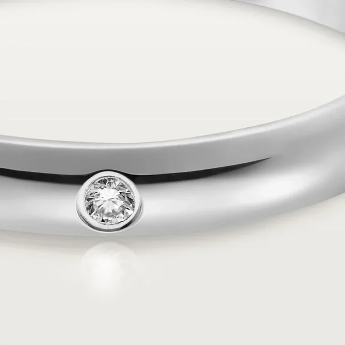 1895 Wedding Band – Platinum, Diamond – Cartier