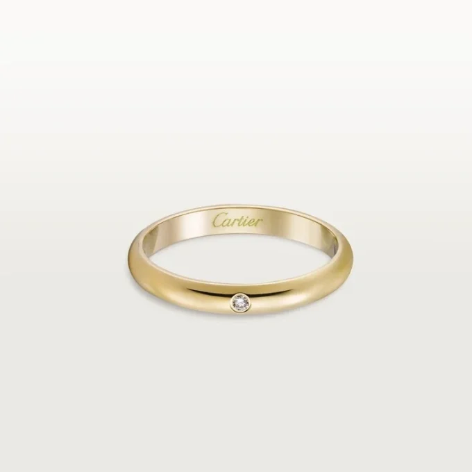 1895 Wedding Band – Yellow Gold, Diamond – Cartier 1895 Wedding Band – Yellow Gold, Diamond – Cartier