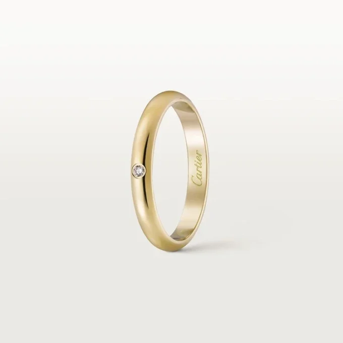 1895 Wedding Band – Yellow Gold, Diamond – Cartier 1895 Wedding Band – Yellow Gold, Diamond – Cartier