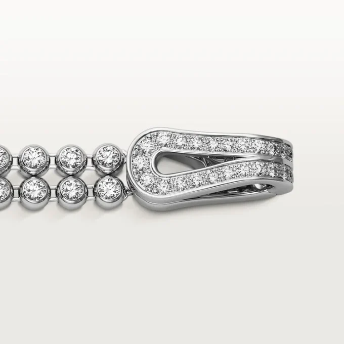 Agrafe Bracelet, Brilliant-Cut Diamonds, Paved Agrafe Bracelet, Brilliant-Cut Diamonds, Paved
