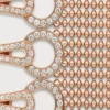 Agrafe Bracelet, Medium Model, Half-Paved Agrafe Bracelet, Medium Model, Half-Paved