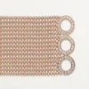 Agrafe Bracelet, Medium Model, Half-Paved Agrafe Bracelet, Medium Model, Half-Paved
