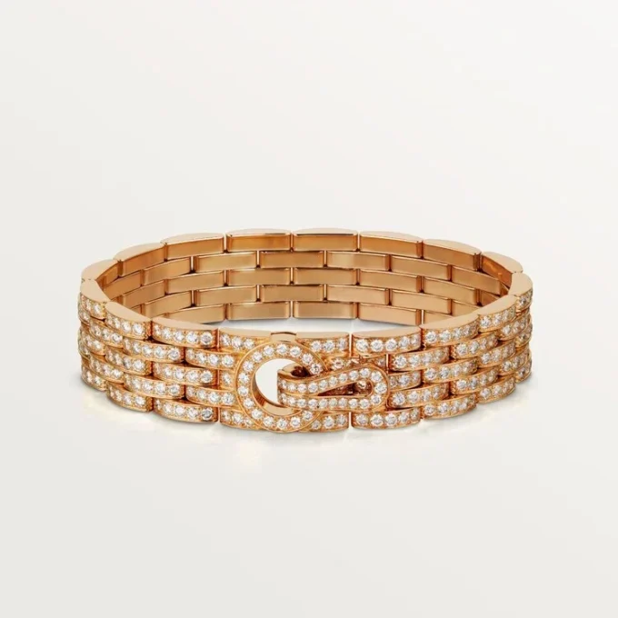 Agrafe Bracelet, Paved Agrafe Bracelet, Paved