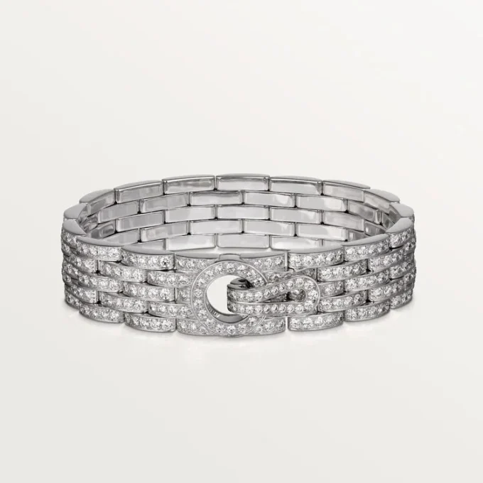 Agrafe Bracelet, Paved Agrafe Bracelet, Paved