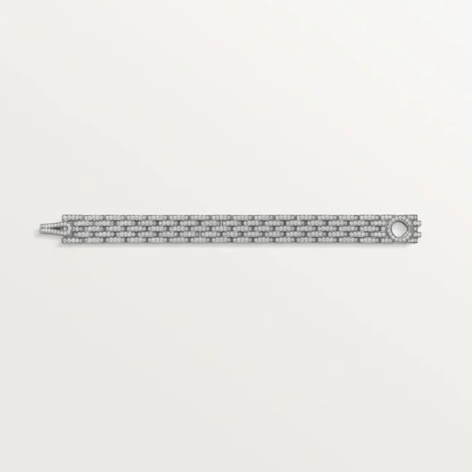 Agrafe Bracelet, Paved Agrafe Bracelet, Paved
