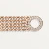 Agrafe Bracelet, Small Model, Half-Paved Agrafe Bracelet, Small Model, Half-Paved