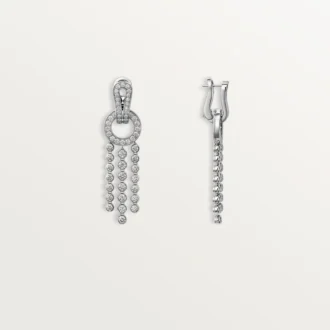 Agrafe Earrings, Brilliant-Cut Diamonds, Paved Agrafe Earrings, Brilliant-Cut Diamonds, Paved