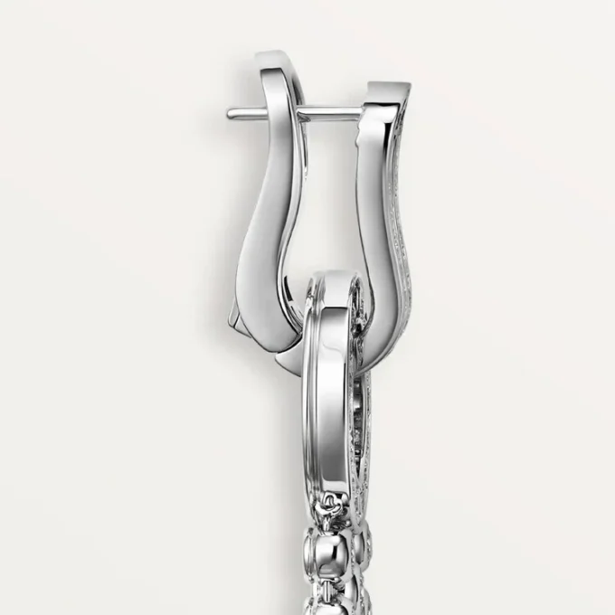 Agrafe Earrings, Brilliant-Cut Diamonds, Paved Agrafe Earrings, Brilliant-Cut Diamonds, Paved