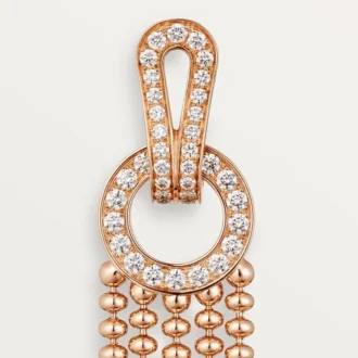 Agrafe Earrings, Half-Paved Agrafe Earrings, Half-Paved