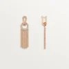 Agrafe Earrings, Half-Paved Agrafe Earrings, Half-Paved