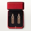 Agrafe Earrings, Half-Paved Agrafe Earrings, Half-Paved