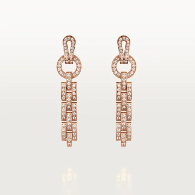 Agrafe Earrings – Pink Gold, Diamonds – Cartier Agrafe Earrings – Pink Gold, Diamonds – Cartier