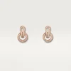 Agrafe Earrings – Pink Gold, Diamonds – Cartier Agrafe Earrings – Pink Gold, Diamonds – Cartier