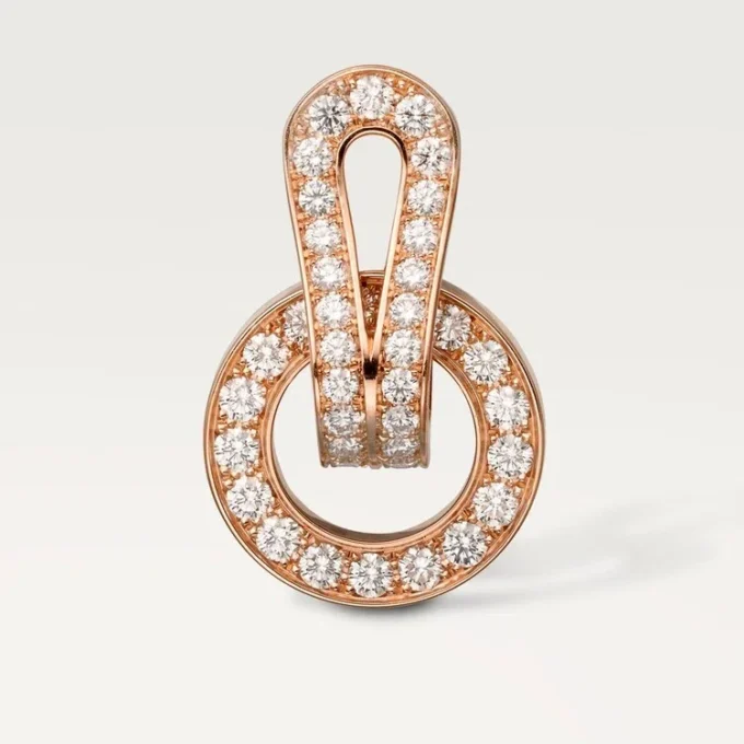 Agrafe Earrings – Pink Gold, Diamonds – Cartier Agrafe Earrings – Pink Gold, Diamonds – Cartier