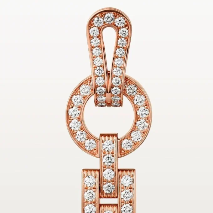 Agrafe Earrings – Pink Gold, Diamonds – Cartier Agrafe Earrings – Pink Gold, Diamonds – Cartier