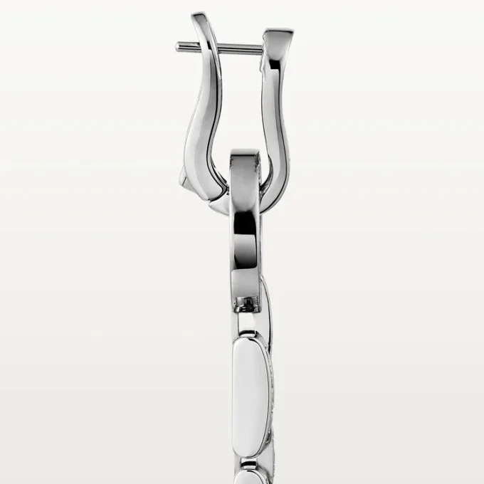 Agrafe Earrings – White Gold, Diamonds – Cartier Agrafe Earrings – White Gold, Diamonds – Cartier