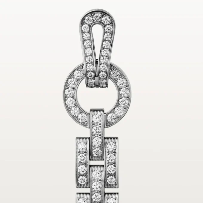 Agrafe Earrings – White Gold, Diamonds – Cartier Agrafe Earrings – White Gold, Diamonds – Cartier