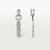 Agrafe Earrings – White Gold, Diamonds – Cartier Agrafe Earrings – White Gold, Diamonds – Cartier