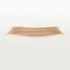 Agrafe Long Necklace, Semi-Paved Agrafe Long Necklace, Semi-Paved