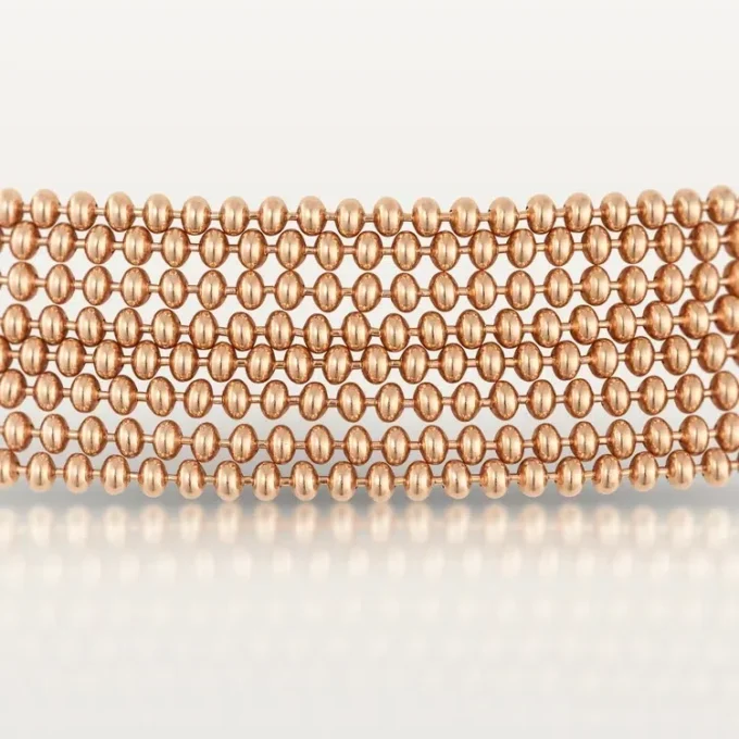 Agrafe Long Necklace, Semi-Paved Agrafe Long Necklace, Semi-Paved