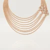 Agrafe Necklace, Medium Model, Half-Paved Agrafe Necklace, Medium Model, Half-Paved