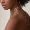 Agrafe Necklace, Semi-Paved Agrafe Necklace, Semi-Paved