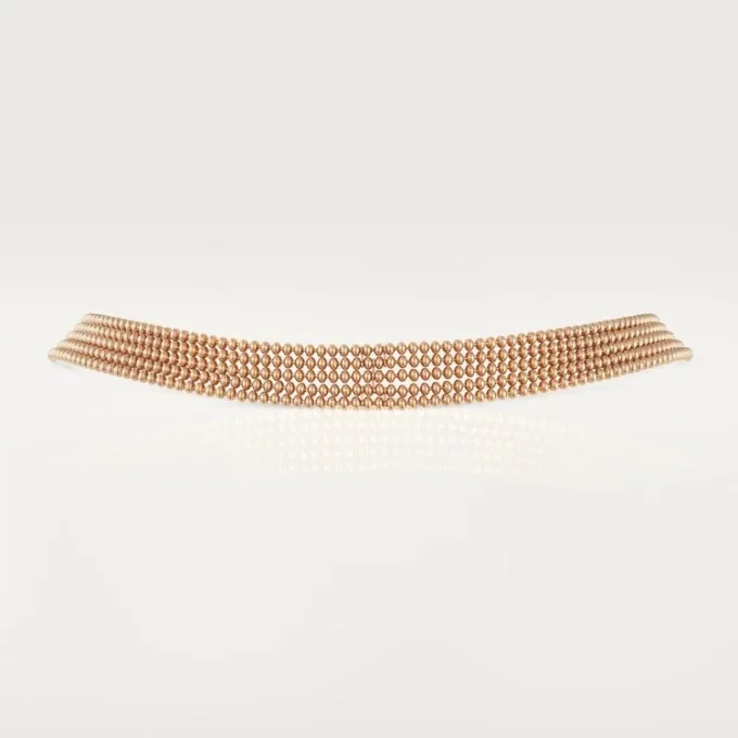 Agrafe Necklace, Small Model, Half-Paved Agrafe Necklace, Small Model, Half-Paved