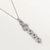 Agrafe Necklace – White Gold, Diamonds – Cartier Agrafe Necklace – White Gold, Diamonds – Cartier