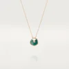 Amulette De Cartier Necklace, Small Model – Pink Gold, Malachite, Diamond – Cartier Amulette De Cartier Necklace, Small Model – Pink Gold, Malachite, Diamond – Cartier