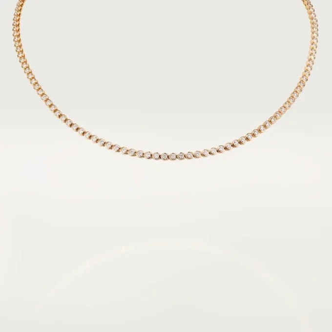 C De Cartier Essential Lines Necklace, Brilliant-Cut Diamonds C De Cartier Essential Lines Necklace, Brilliant-Cut Diamonds