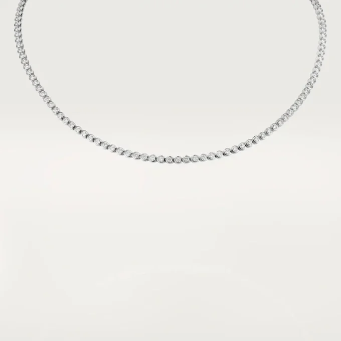 C De Cartier Necklace – White Gold, Diamonds – Cartier C De Cartier Necklace – White Gold, Diamonds – Cartier