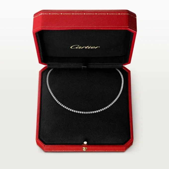 C De Cartier Necklace – White Gold, Diamonds – Cartier C De Cartier Necklace – White Gold, Diamonds – Cartier