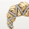 Cartier Libre Tressage Ring, Diamonds