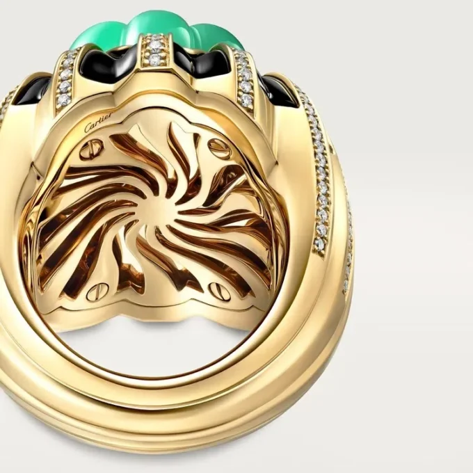 Cartier Libre Tuttitutti Ring, Chrysoprase, Diamonds