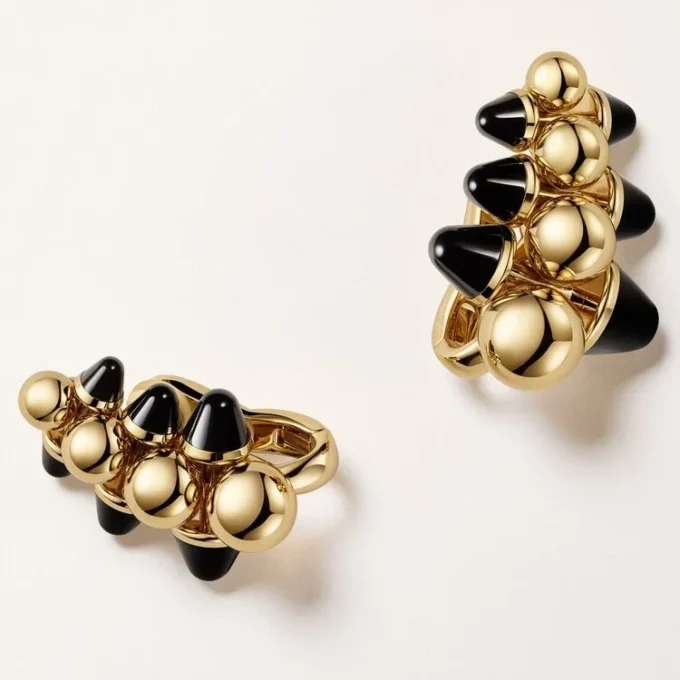 Clash De Cartier Earrings, Extra-Large Model, Onyx, Multiwear Clash De Cartier Earrings, Extra-Large Model, Onyx, Multiwear