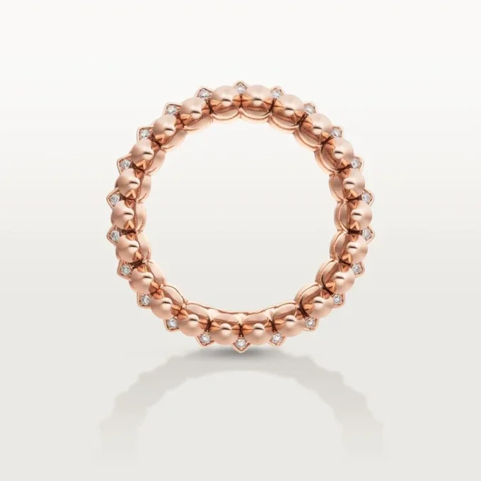 Clash De Cartier Ring, Double Row, Paved