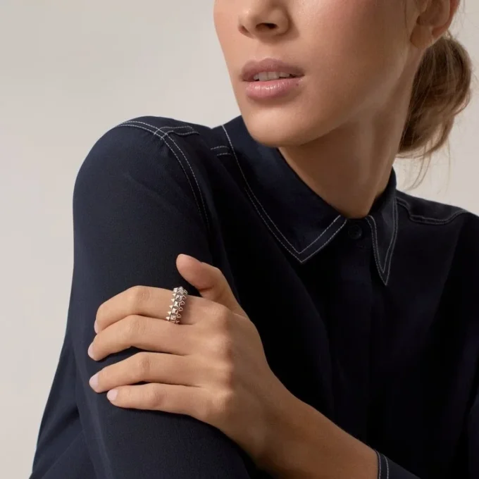 Clash De Cartier Ring Medium Model – White Gold – Cartier