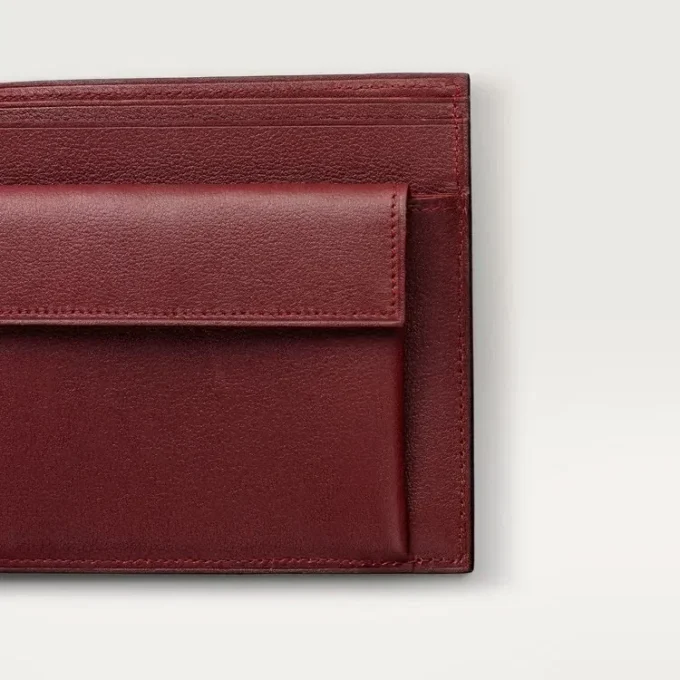 Coin/Banknote/Burgundy Calfskin, Golden Finish – Cartier Coin/Banknote/Burgundy Calfskin, Golden Finish – Cartier