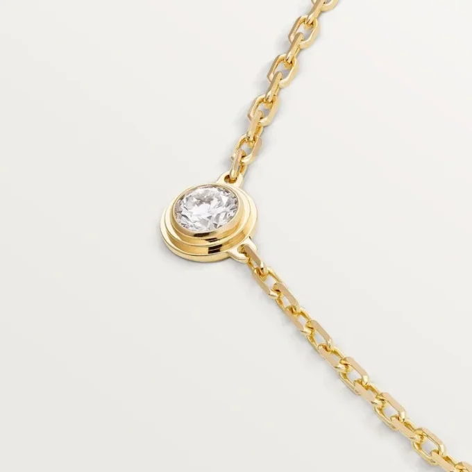 Diamants Legers Necklace, Sm – Yellow Gold, Diamond – Cartier