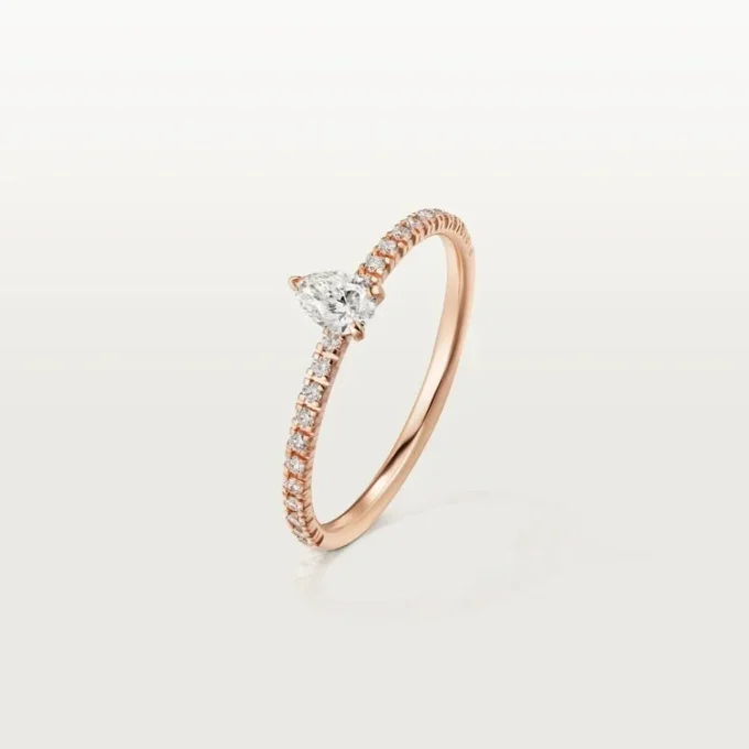 Etincelle De Cartier Ring – Pink Gold, Diamonds – Cartier Etincelle De Cartier Ring – Pink Gold, Diamonds – Cartier