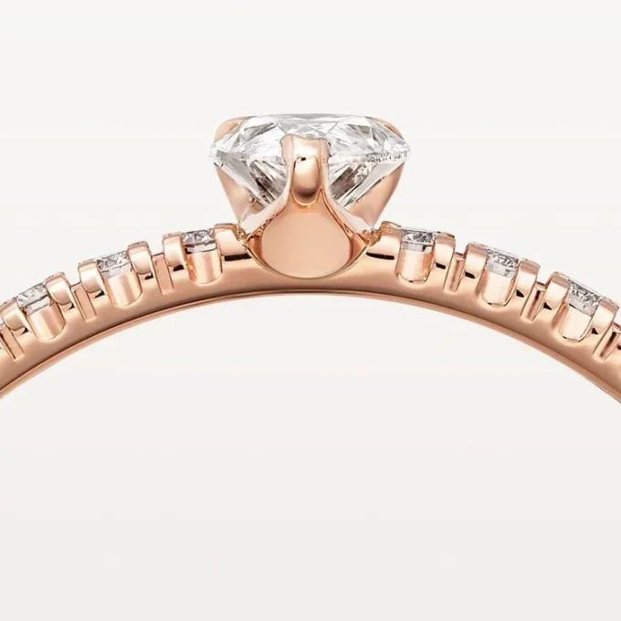 Etincelle De Cartier Ring – Pink Gold, Diamonds – Cartier Etincelle De Cartier Ring – Pink Gold, Diamonds – Cartier