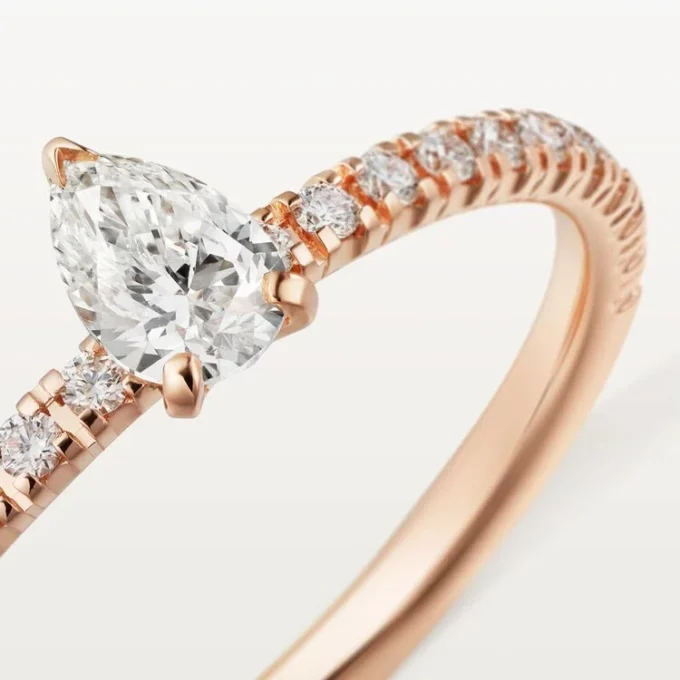Etincelle De Cartier Ring – Pink Gold, Diamonds – Cartier Etincelle De Cartier Ring – Pink Gold, Diamonds – Cartier
