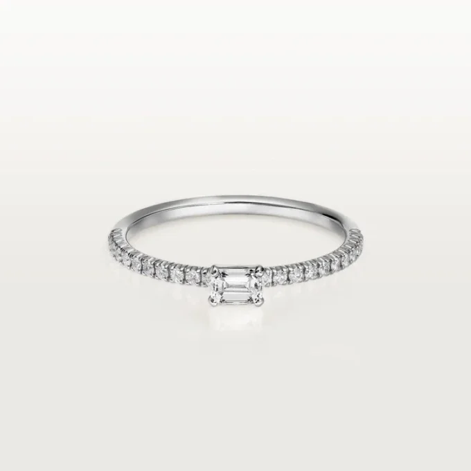 Etincelle De Cartier Ring – White Gold, Diamonds – Cartier Etincelle De Cartier Ring – White Gold, Diamonds – Cartier
