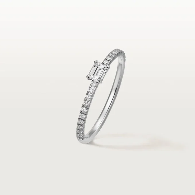Etincelle De Cartier Ring – White Gold, Diamonds – Cartier Etincelle De Cartier Ring – White Gold, Diamonds – Cartier