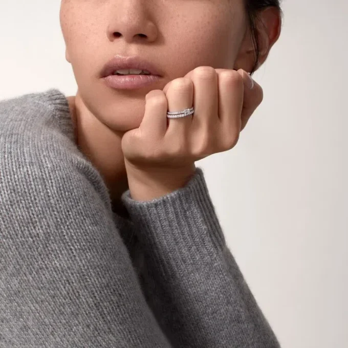 Etincelle De Cartier Ring – White Gold, Diamonds – Cartier Etincelle De Cartier Ring – White Gold, Diamonds – Cartier
