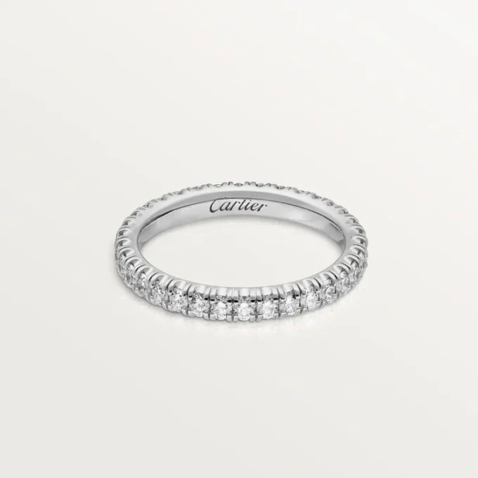 Etincelle De Cartier Wedding Band – White Gold, Diamonds – Cartier