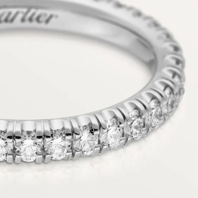 Etincelle De Cartier Wedding Band – White Gold, Diamonds – Cartier